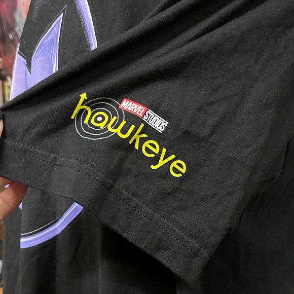 HAWKEYE LOGO - MARVEL OFFICIAL T-SHIRT - Picture 4 of 6